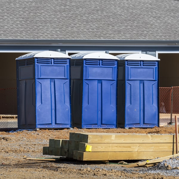 how do you dispose of waste after the porta potties have been emptied in Avonmore